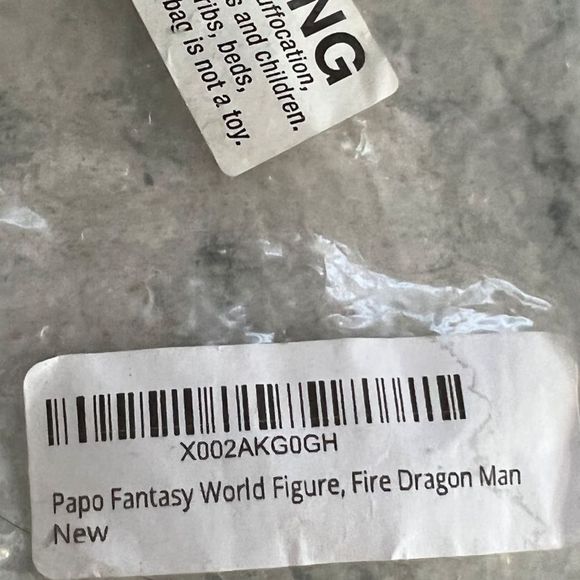 Papo Dragon Head Warrior Medieval Knight 4” PVC Figurine Figure Fantasy 2005 - Picture 5 of 5